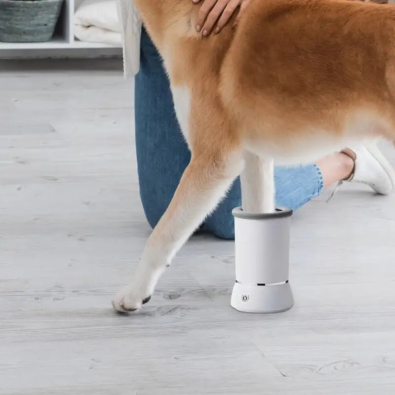 Limpiador de patas automático USB, limpieza profunda y confort